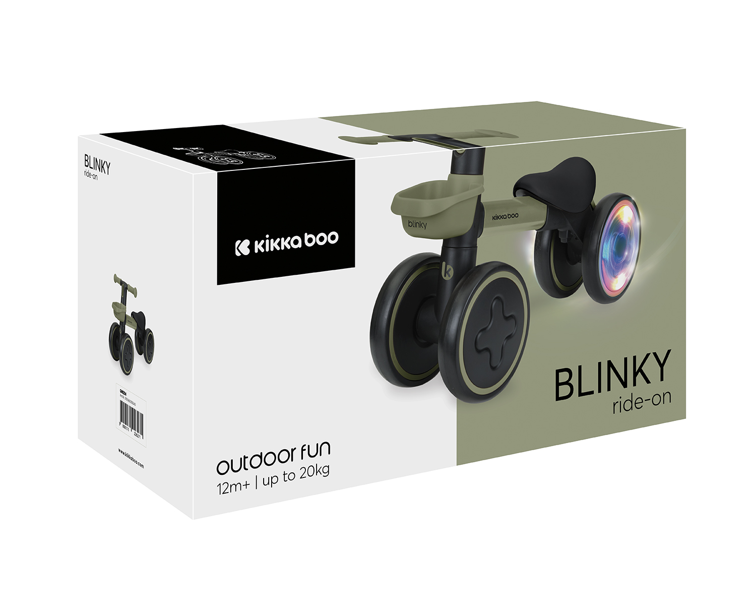Колело Ride-On Blinky Green