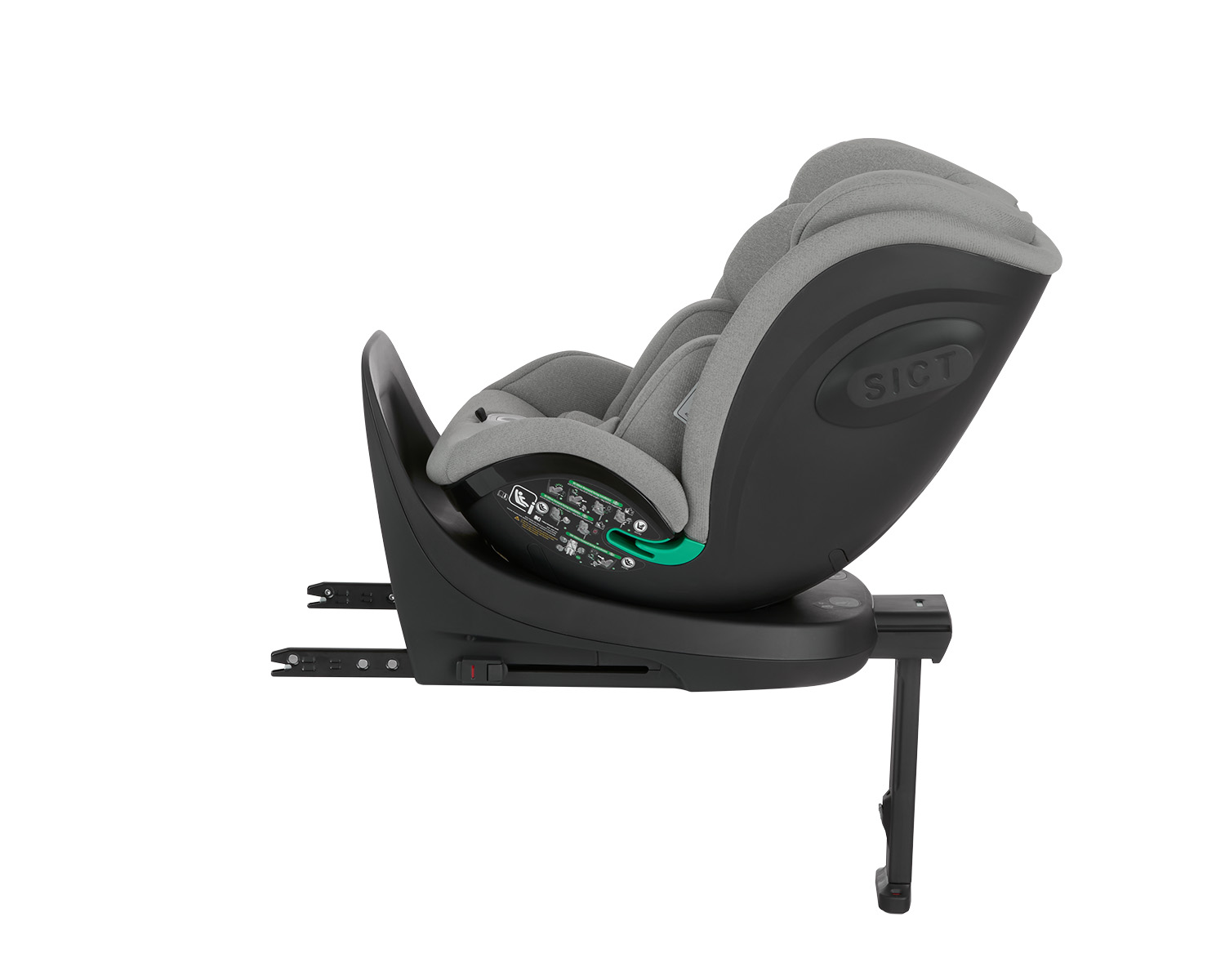Стол за кола 40-150 см i-Twist i-SIZE Light Grey