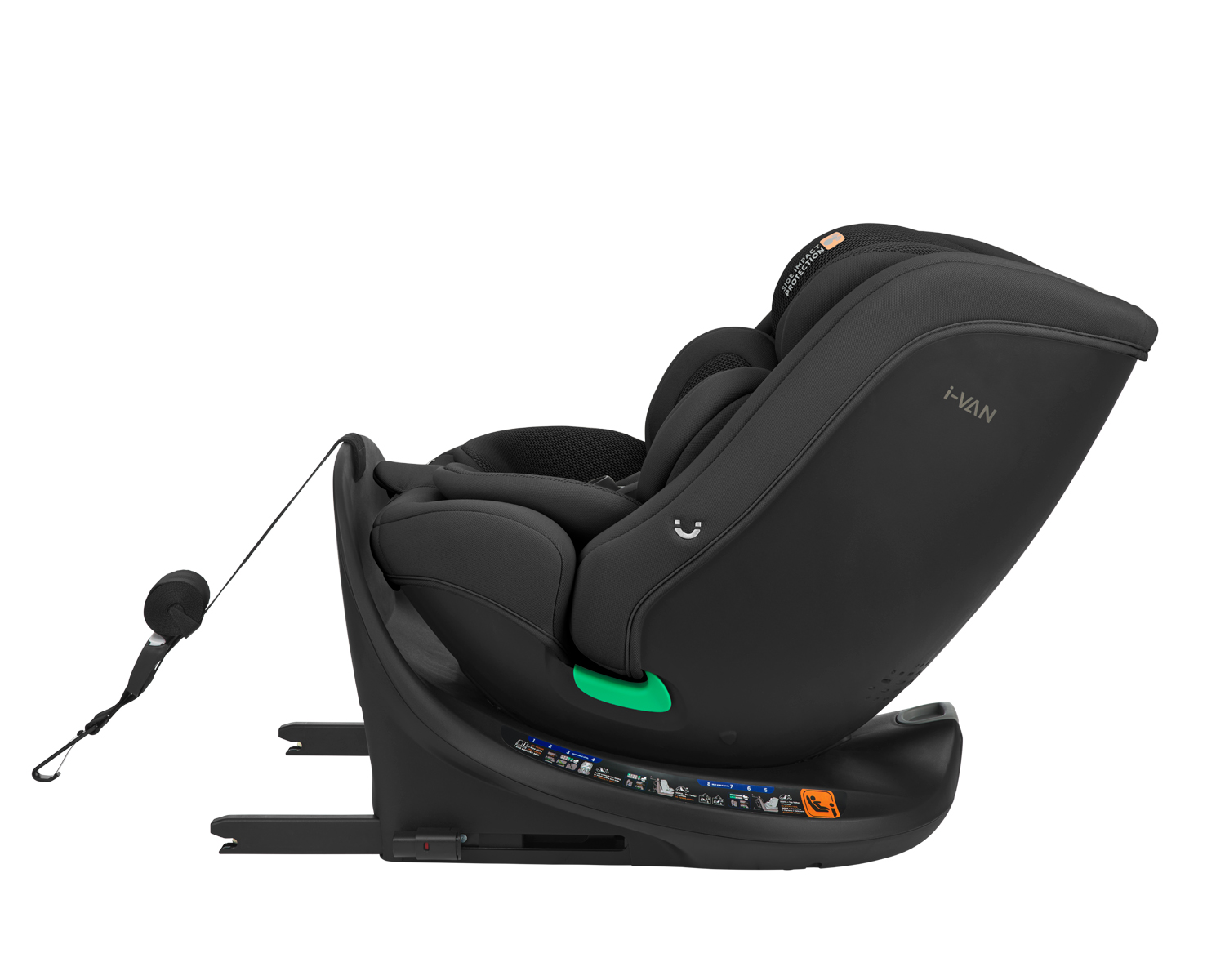 Car seat 40-150 cm i-Van i-SIZE Black
