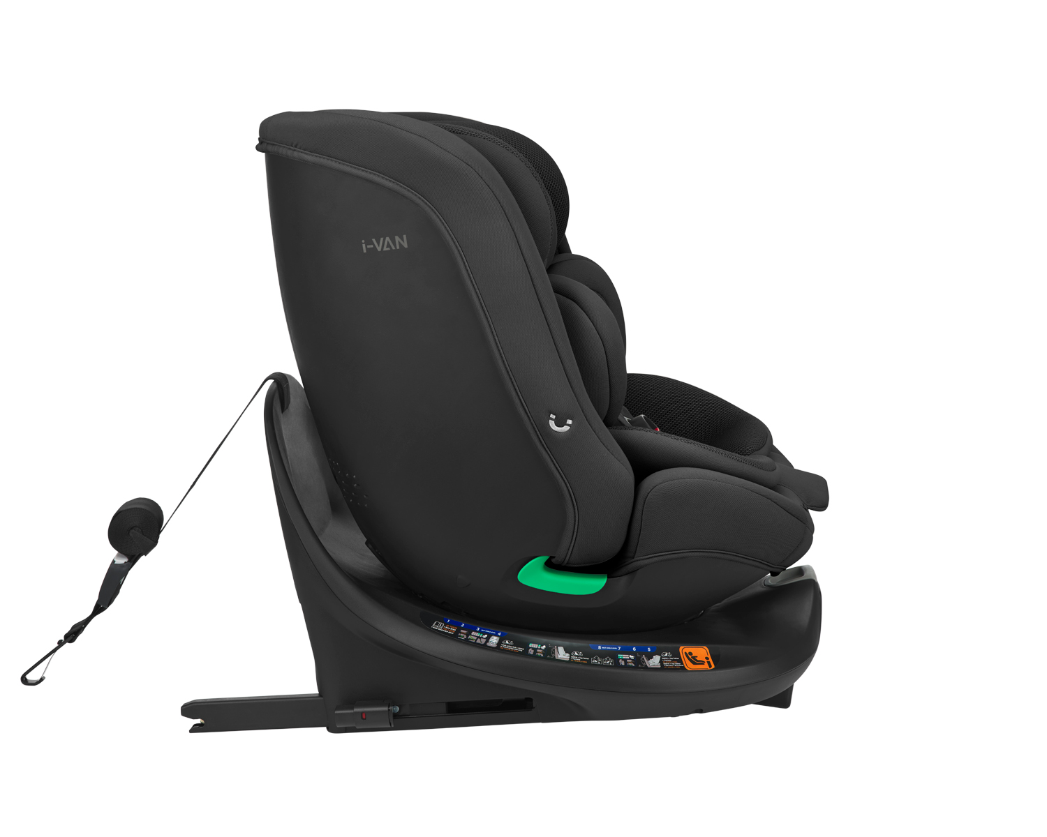 Car seat 40-150 cm i-Van i-SIZE Black