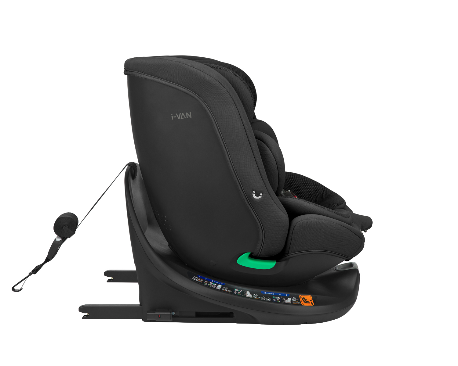 Car seat 40-150 cm i-Van i-SIZE Black