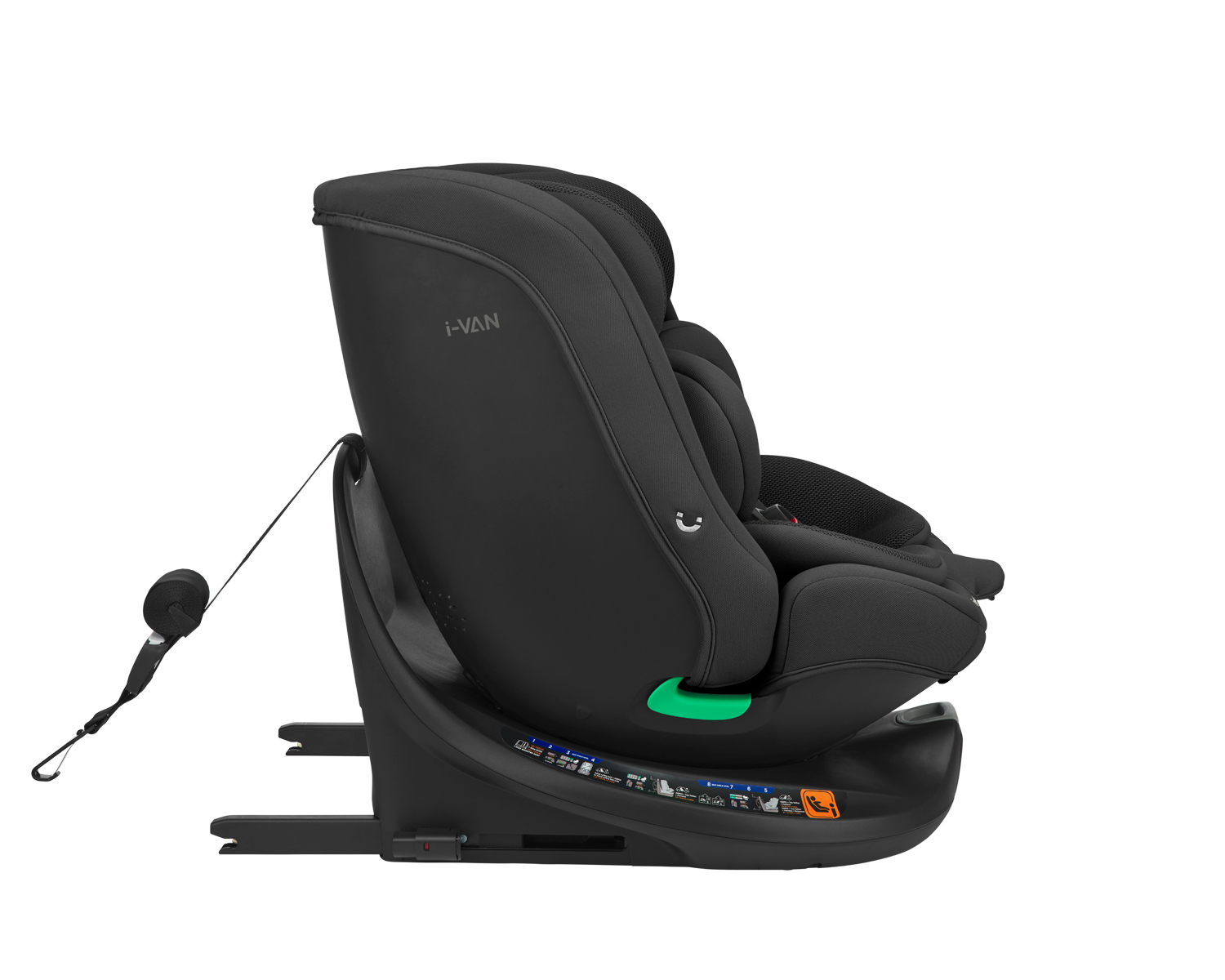 Car seat 40-150 cm i-Van i-SIZE Black