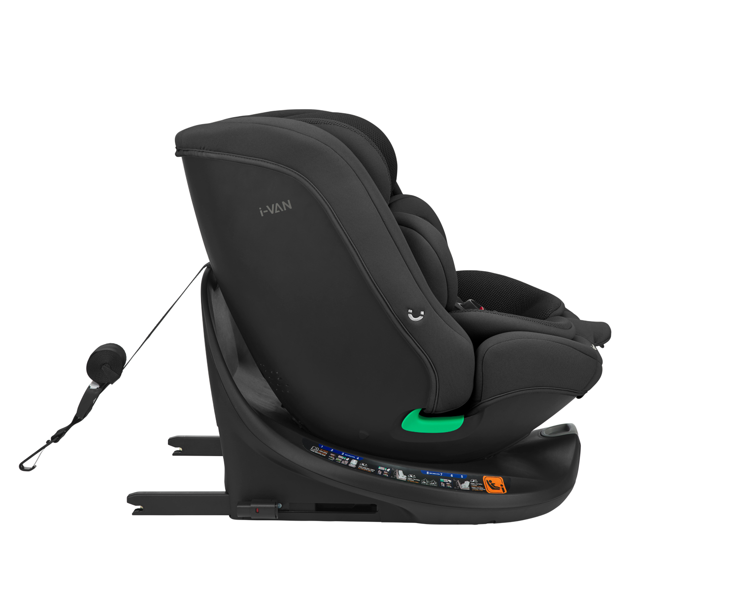 Car seat 40-150 cm i-Van i-SIZE Black