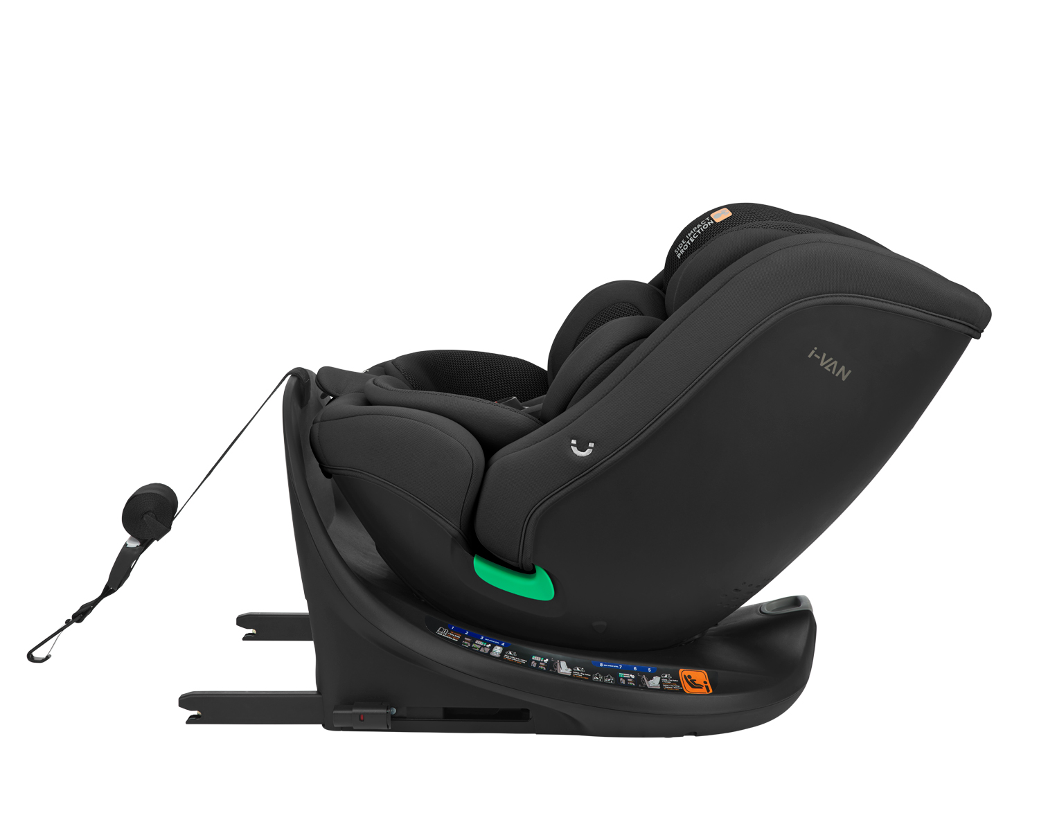 Car seat 40-150 cm i-Van i-SIZE Black