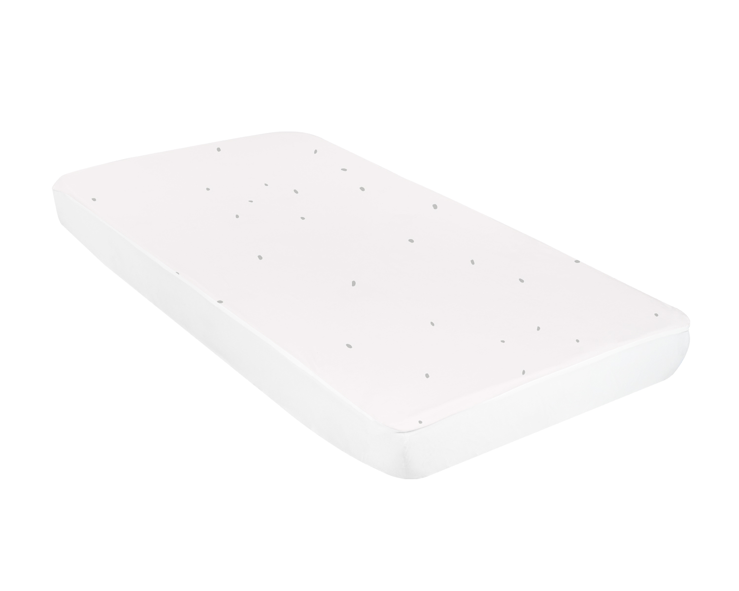Mattress protector with board - tricot 70/140/15 cm Hedge-hugs