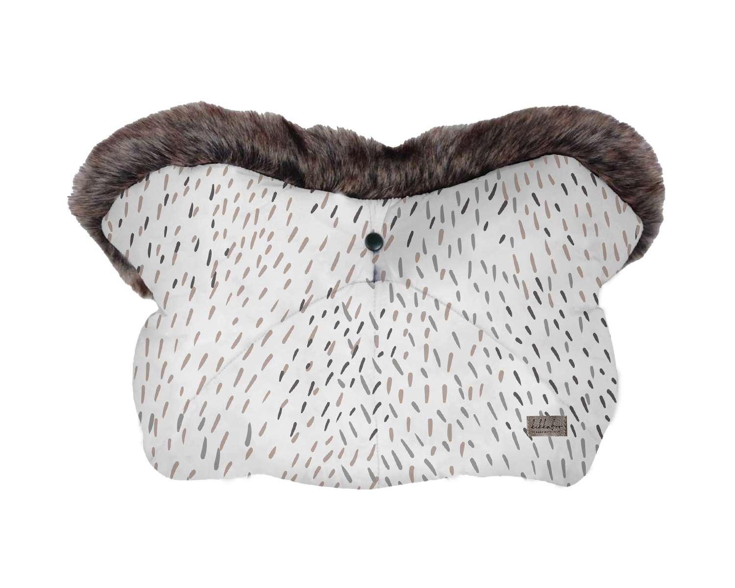 Trendy Memphis White Stroller Glove