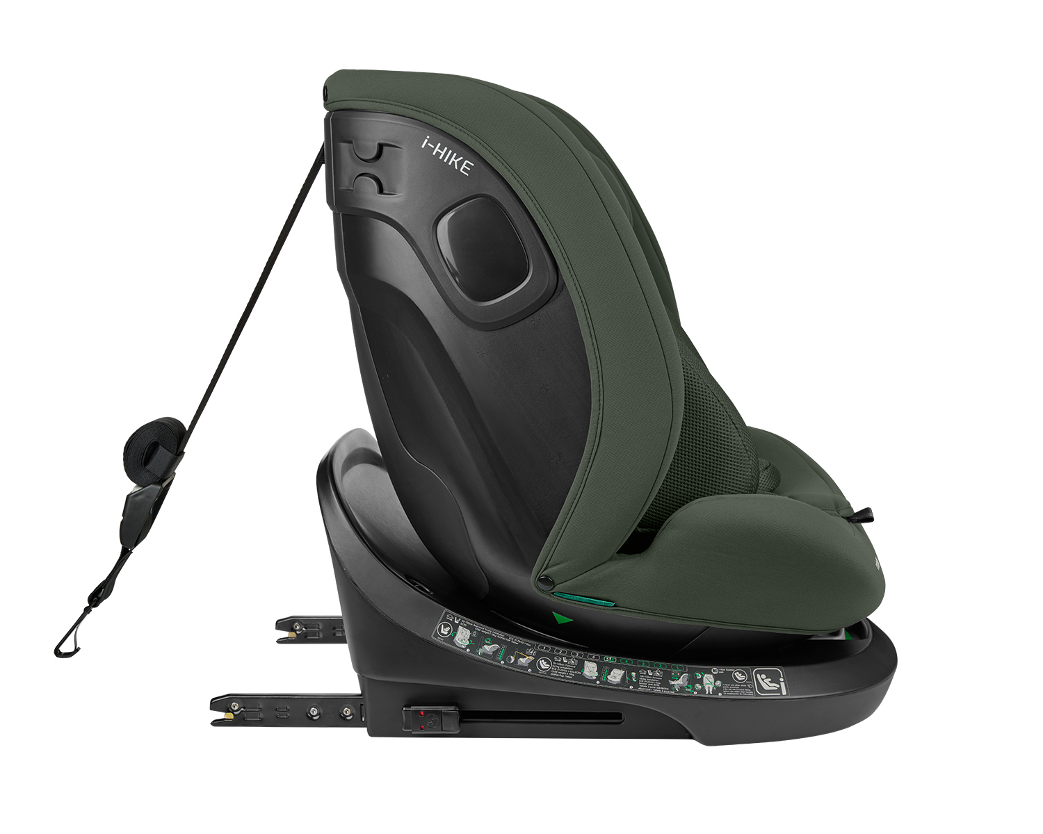 Car seat 40-150 cm i-Hike i-SIZE Army Green 2025