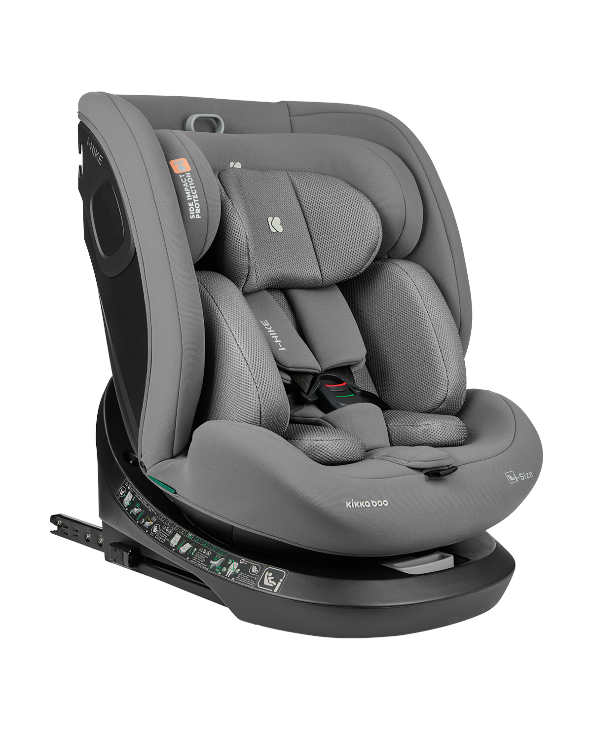 Car seat 40-150 cm i-Hike i-SIZE Light Gray 2025