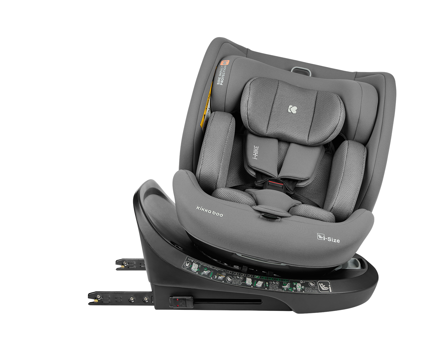 Car seat 40-150 cm i-Hike i-SIZE Light Gray 2025