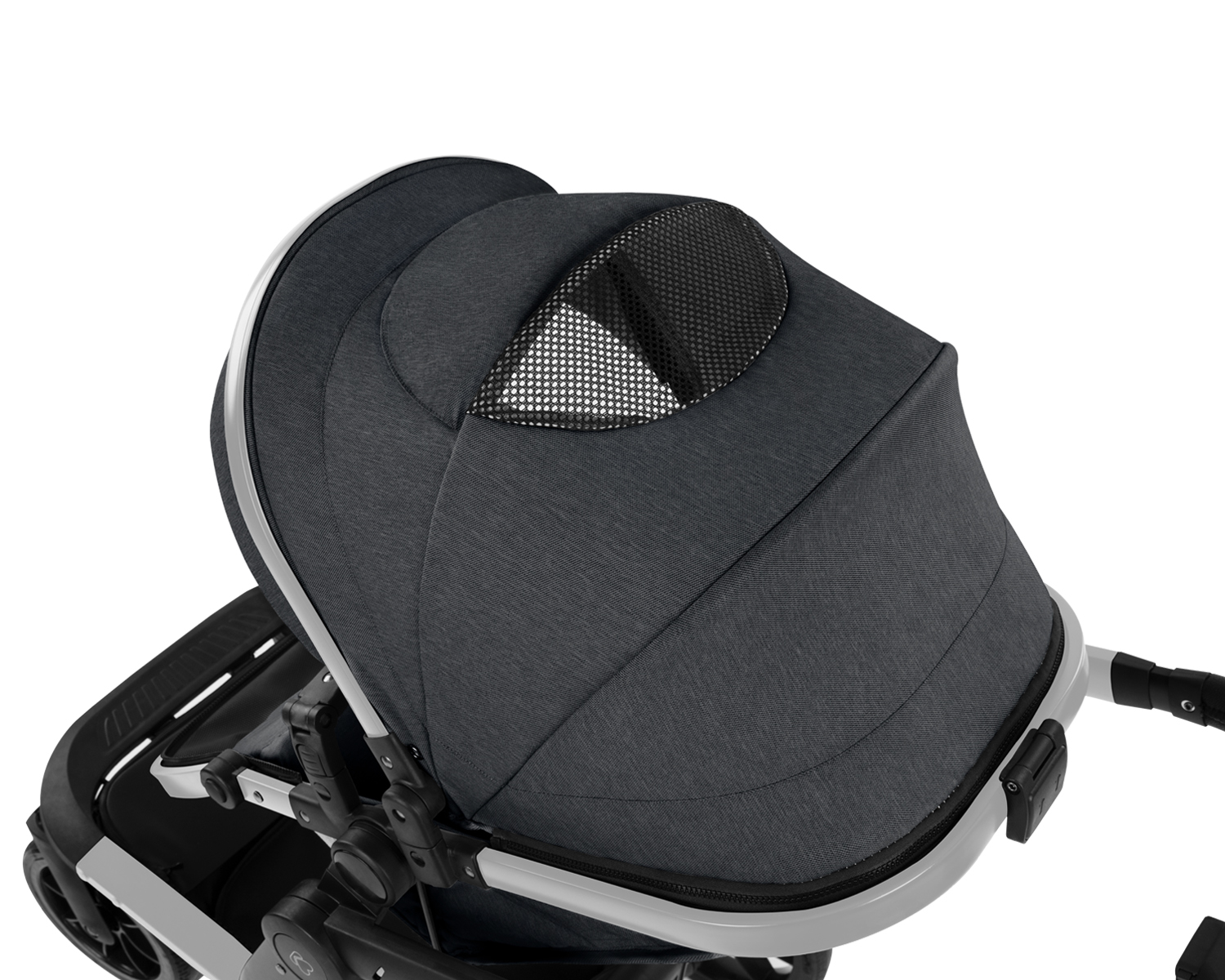 Комбинирана количка 3в1 с твърд кош Irene Dark Grey 2024