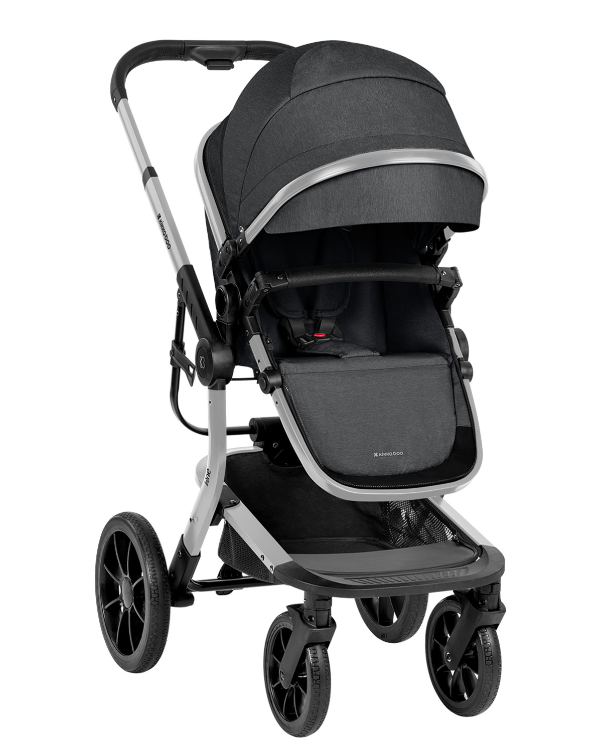 Комбинирана количка 3в1 с твърд кош Irene Dark Grey 2024