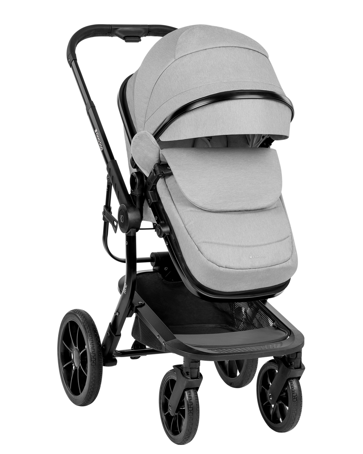 Комбинирана количка 3в1 с твърд кош Irene Light Grey 2024
