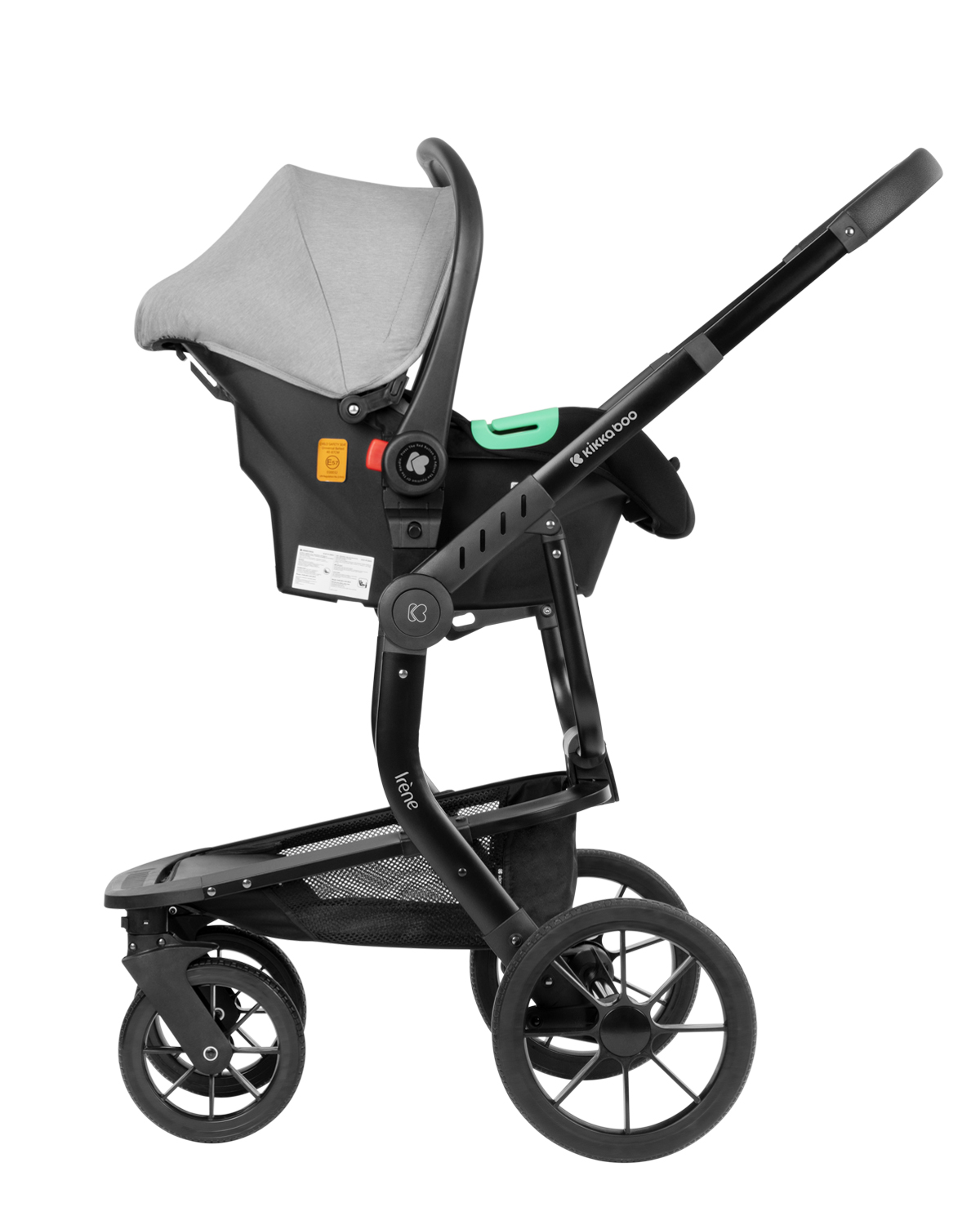 Комбинирана количка 3в1 с твърд кош Irene Light Grey 2024