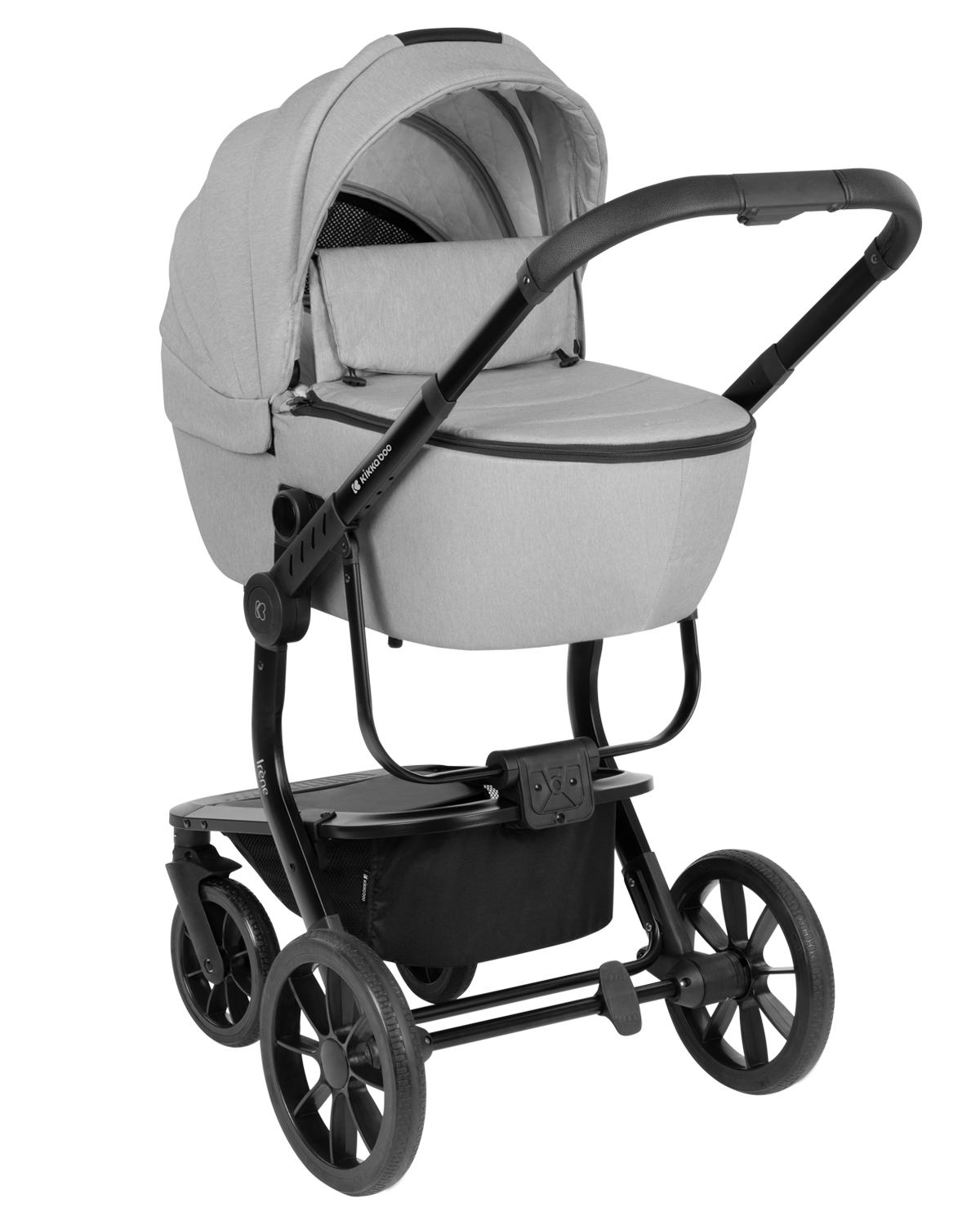 Комбинирана количка 3в1 с твърд кош Irene Light Grey 2024