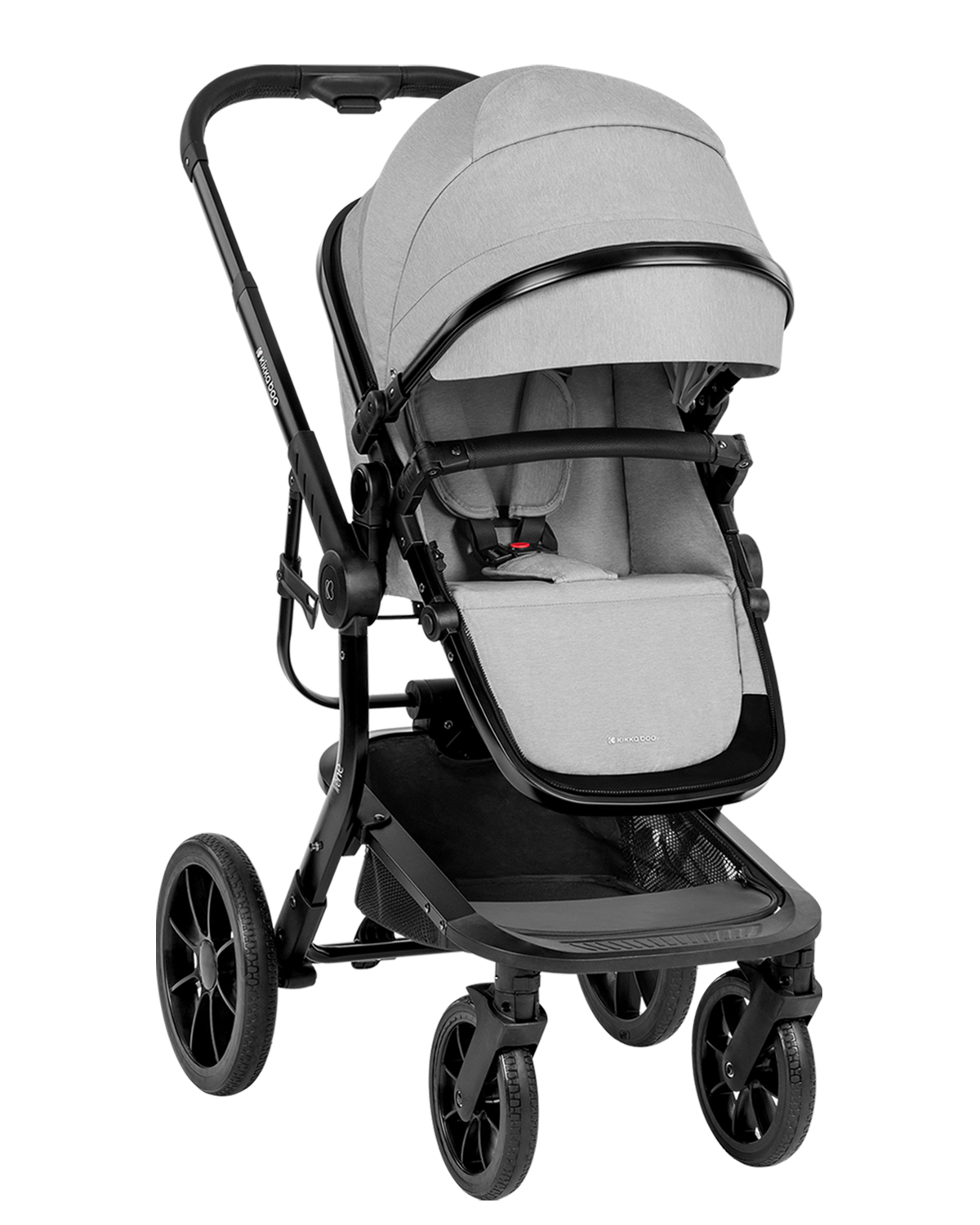 Комбинирана количка 3в1 с твърд кош Irene Light Grey 2024
