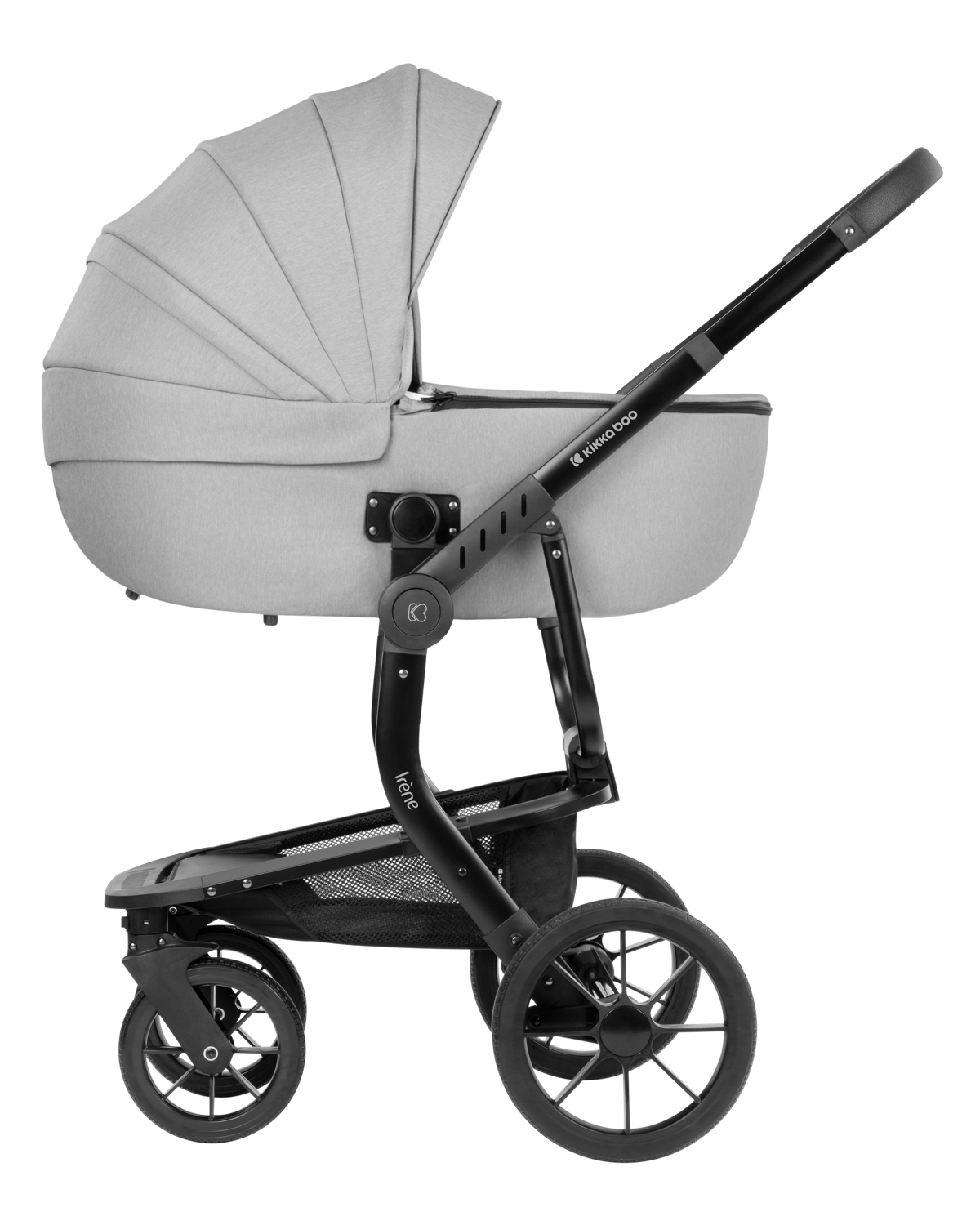 Комбинирана количка 3в1 с твърд кош Irene Light Grey 2024