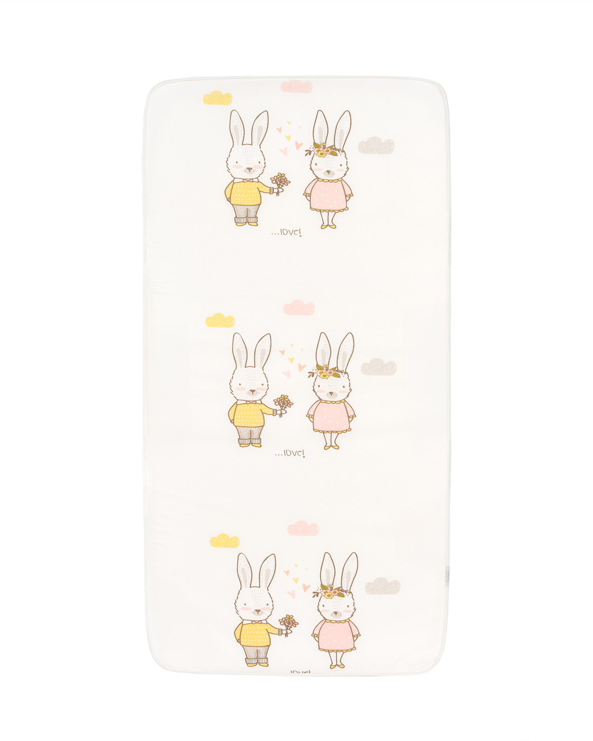 Mattress Fantasia Plus 60x120x6cm Rabbits in Love