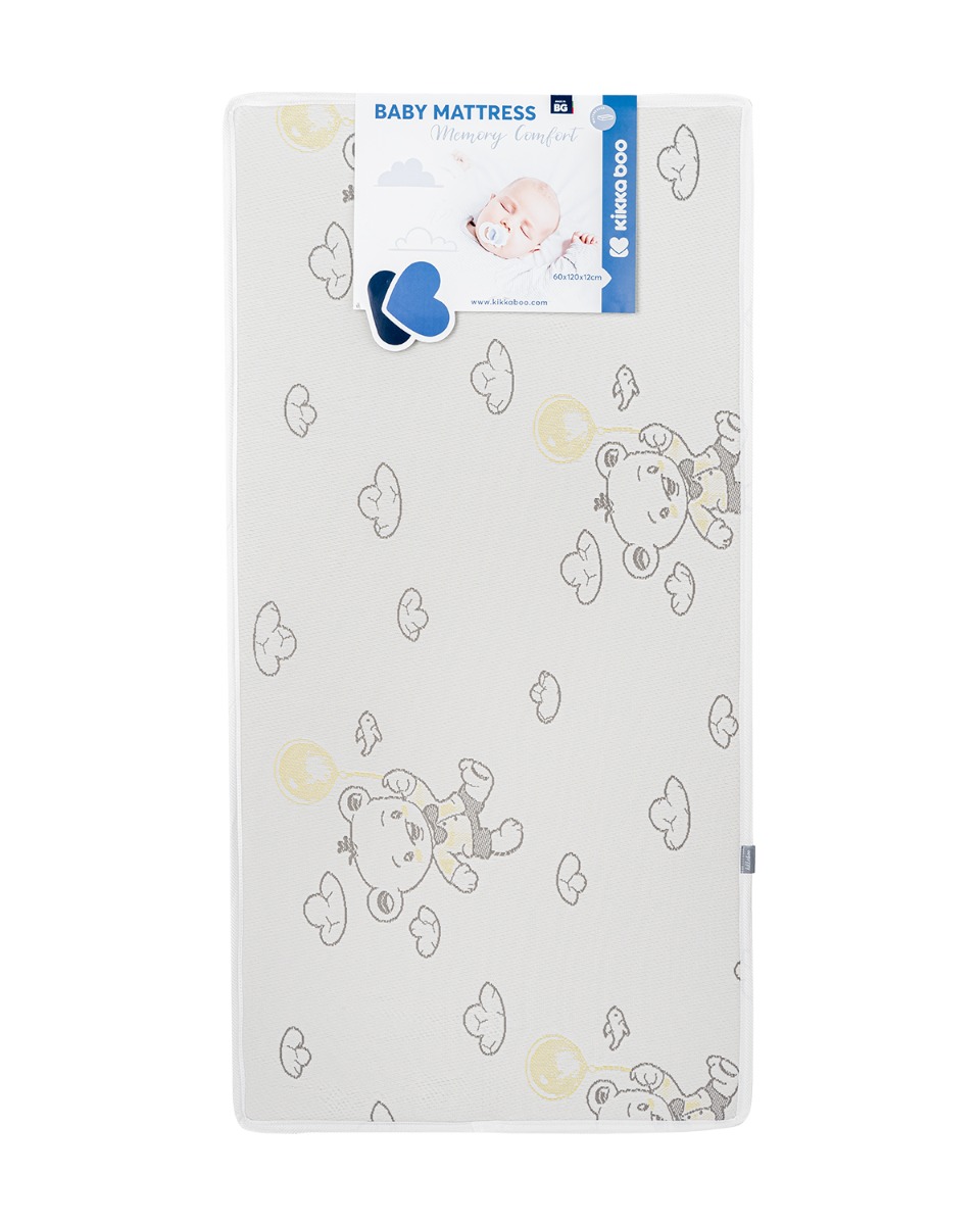 Memory Comfort mattress 60x120x12cm Bear Grey