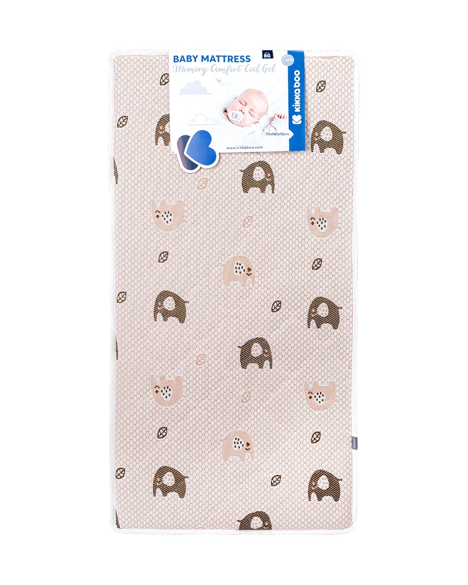 Матрак Memory Comfort Cool gel 70х140х12см Elephants Green