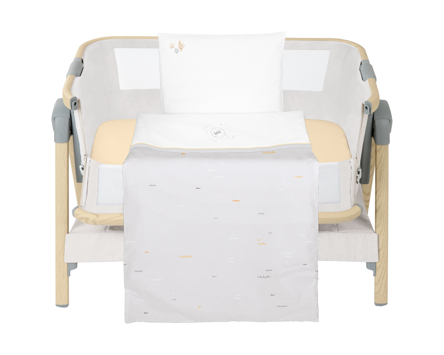 Sealy Me baby sleeping set for mini-crib 5h