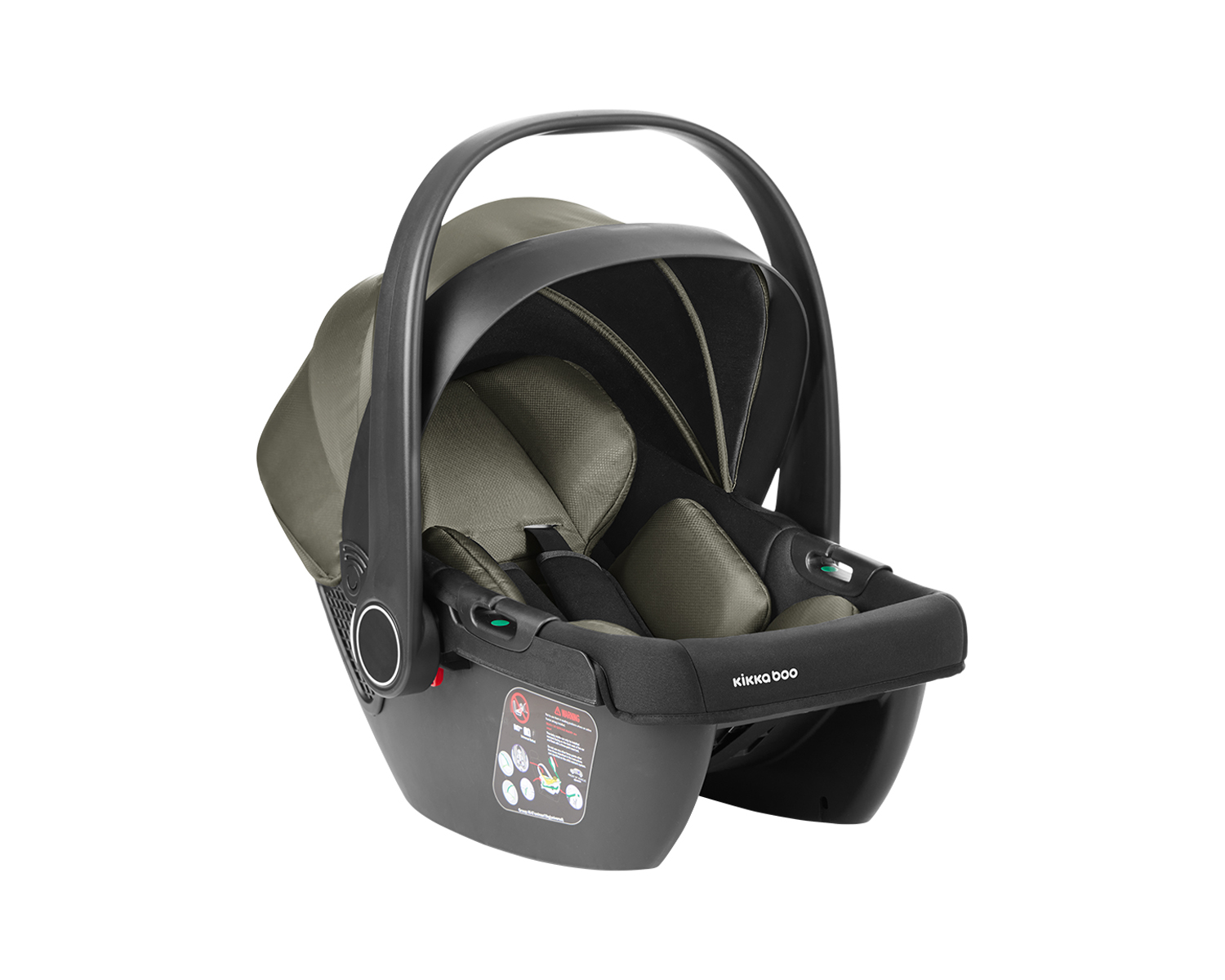 Комбинирана количка 3в1 с кош за новородено Modena Army Green