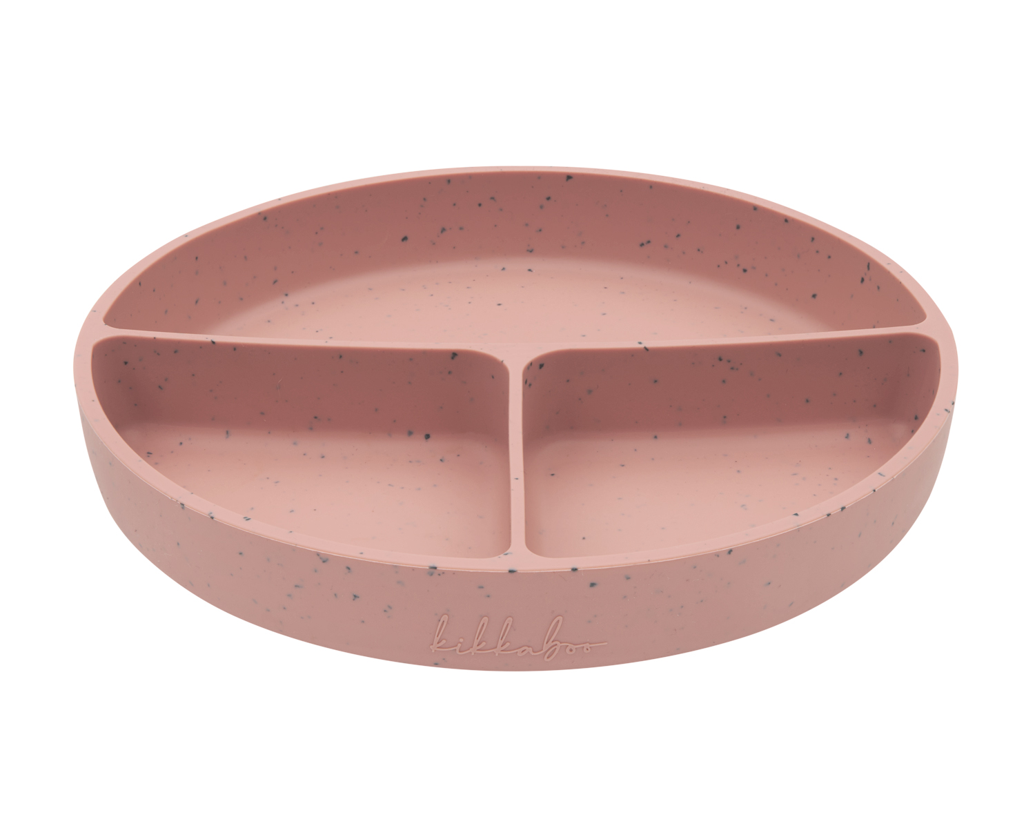 Чиния с отделения и вакуумно дъно Platinum Silicone Blush
