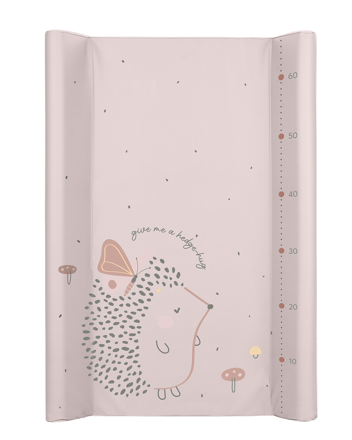 Hard PVC changing pad 50x70cm Hedge-hugs