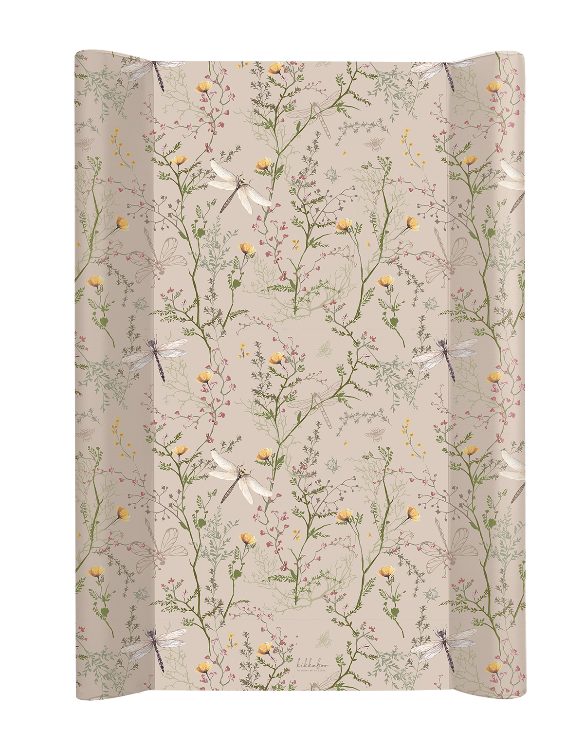 Hard PVC changing pad 50x80cm Secret Garden Beige