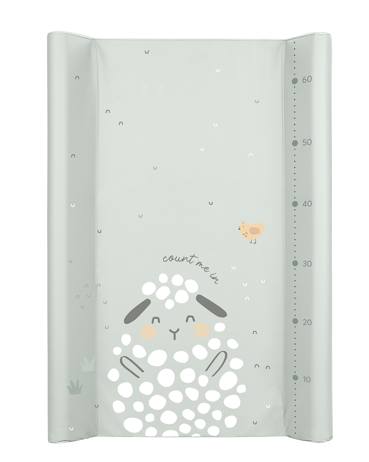 Hard PVC changing pad 50x70cm Sleepy Sheep