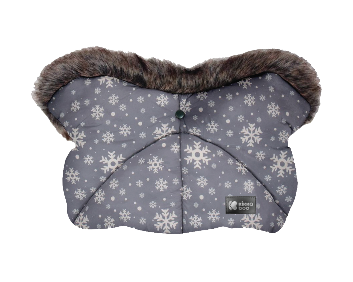 Shiny Nylon Snow Flakes Stroller Glove