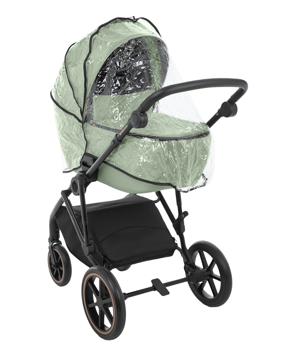 Combined stroller 2 in 1 with basket for newborn Thea Army Green 2024