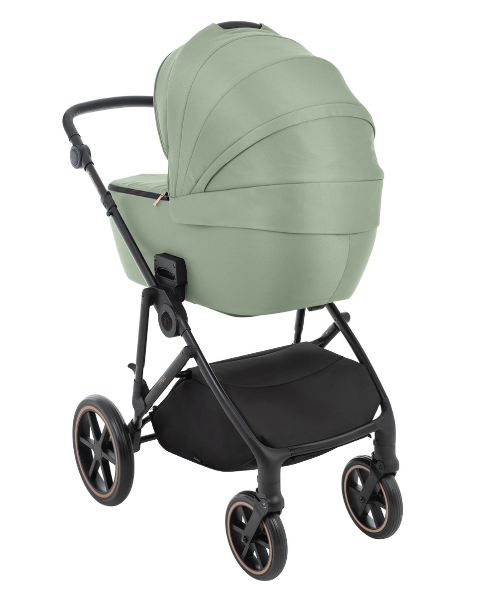 Combined stroller 2 in 1 with basket for newborn Thea Army Green 2024