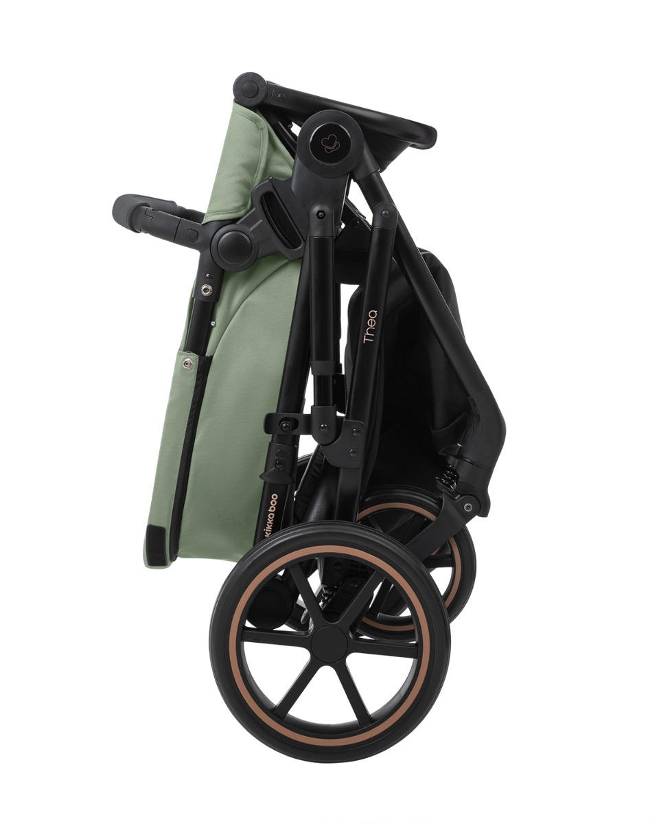 Combined stroller 2 in 1 with basket for newborn Thea Army Green 2024