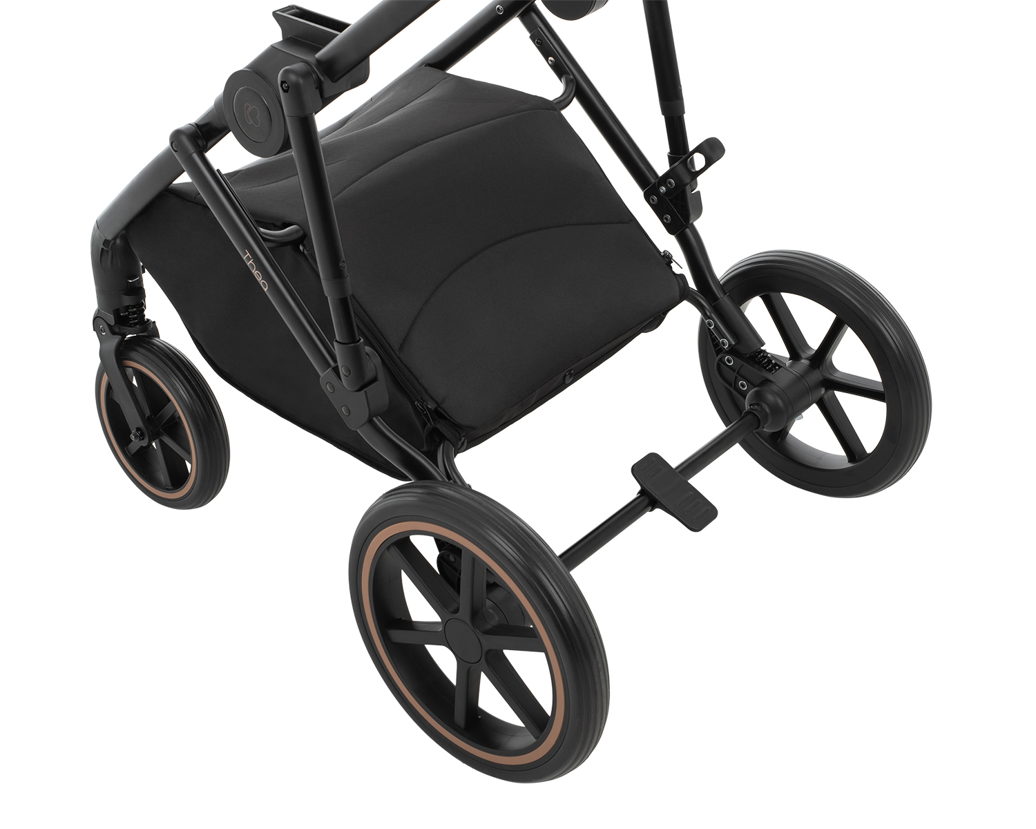 Combined stroller 2 in 1 with basket for newborn Thea Army Green 2024