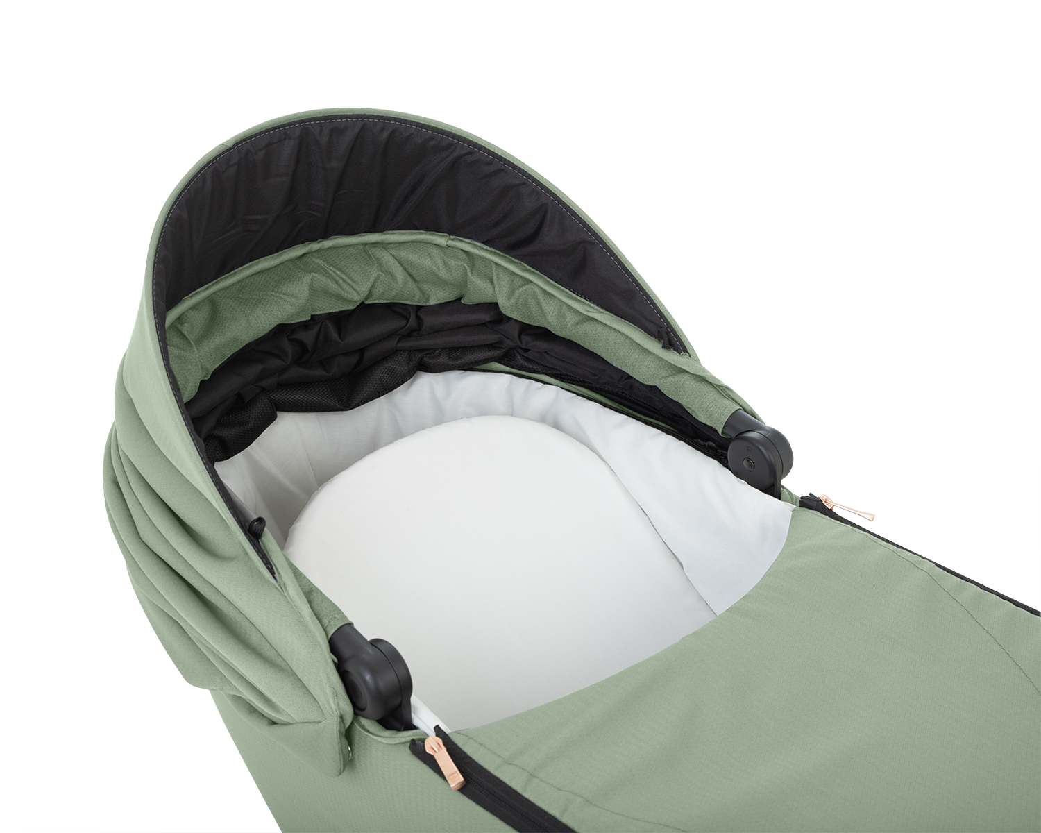Combined stroller 2 in 1 with basket for newborn Thea Army Green 2024