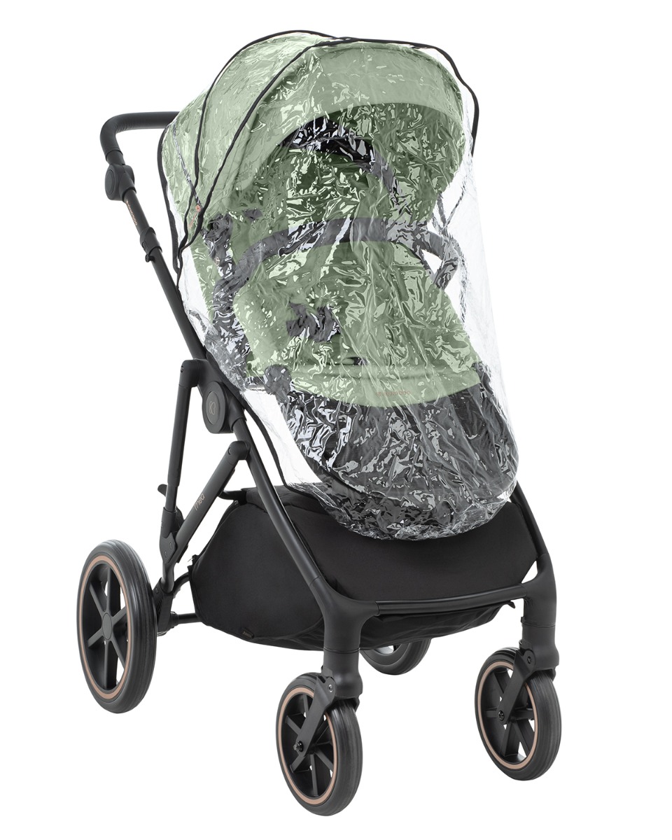 Combined stroller 2 in 1 with basket for newborn Thea Army Green 2024