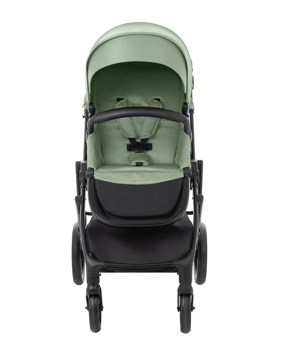 Combined stroller 2 in 1 with basket for newborn Thea Army Green 2024