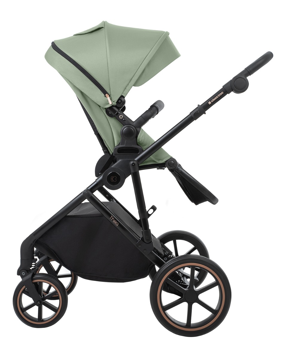 Combined stroller 2 in 1 with basket for newborn Thea Army Green 2024