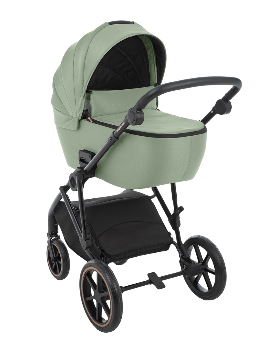 Combined stroller 2 in 1 with basket for newborn Thea Army Green 2024