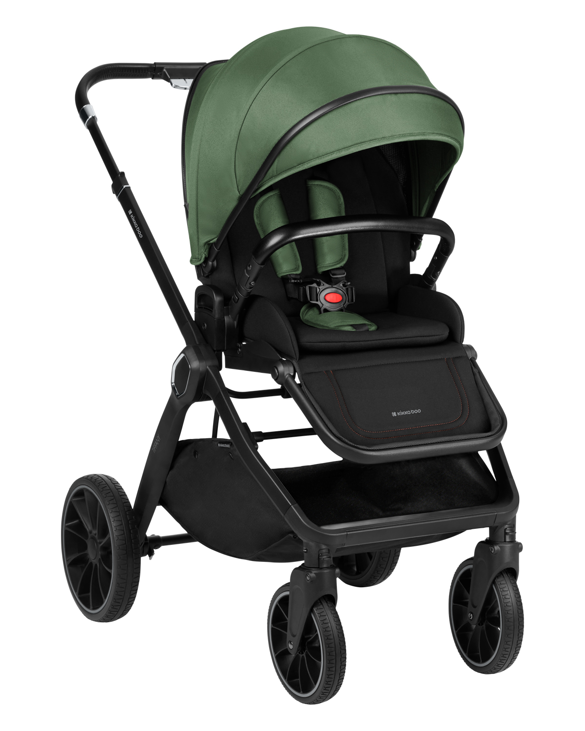 Комбинирана количка 2в1 с кош за новородено Tiffany Army Green 2024