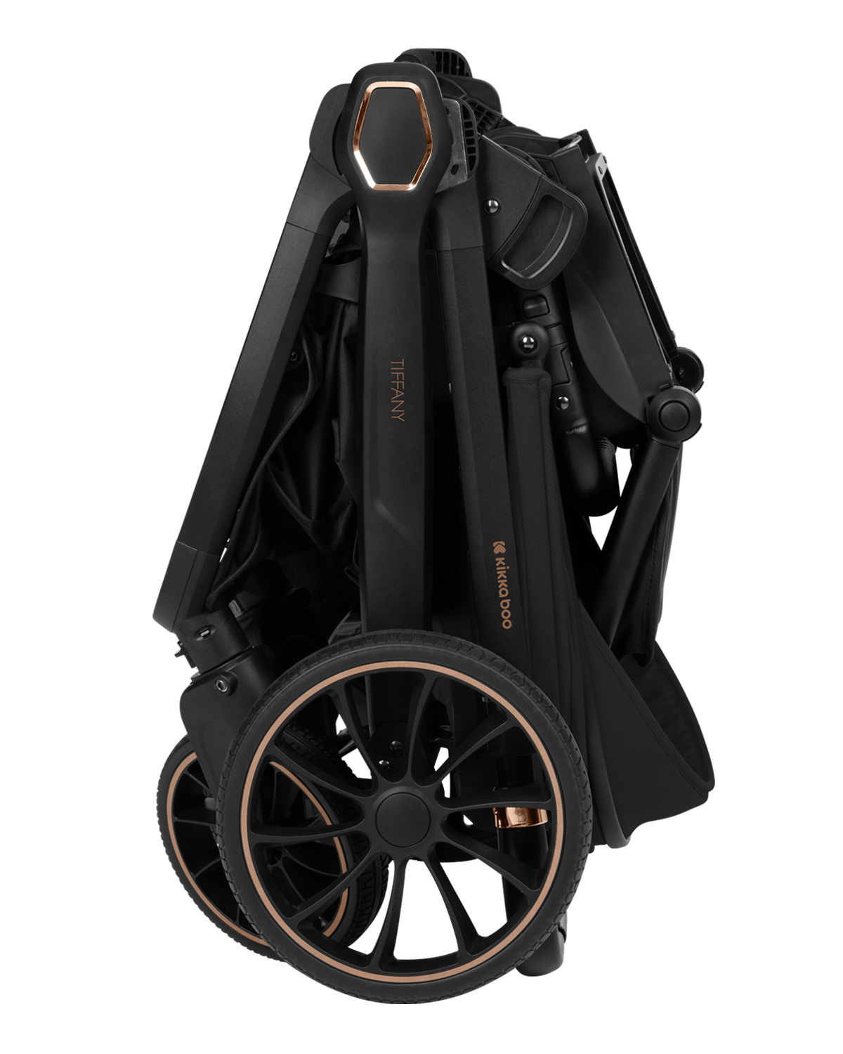 Комбинирана количка 2в1 с кош за новородено Tiffany Black 2024