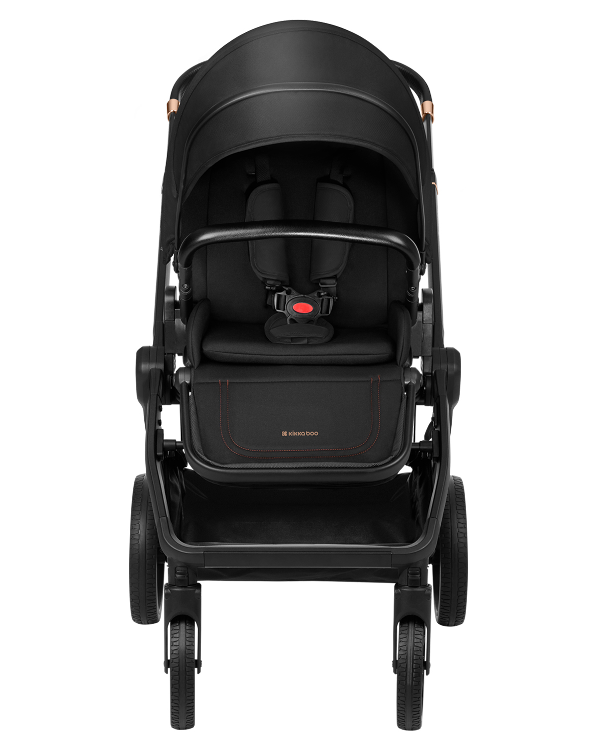 Комбинирана количка 2в1 с кош за новородено Tiffany Black 2024
