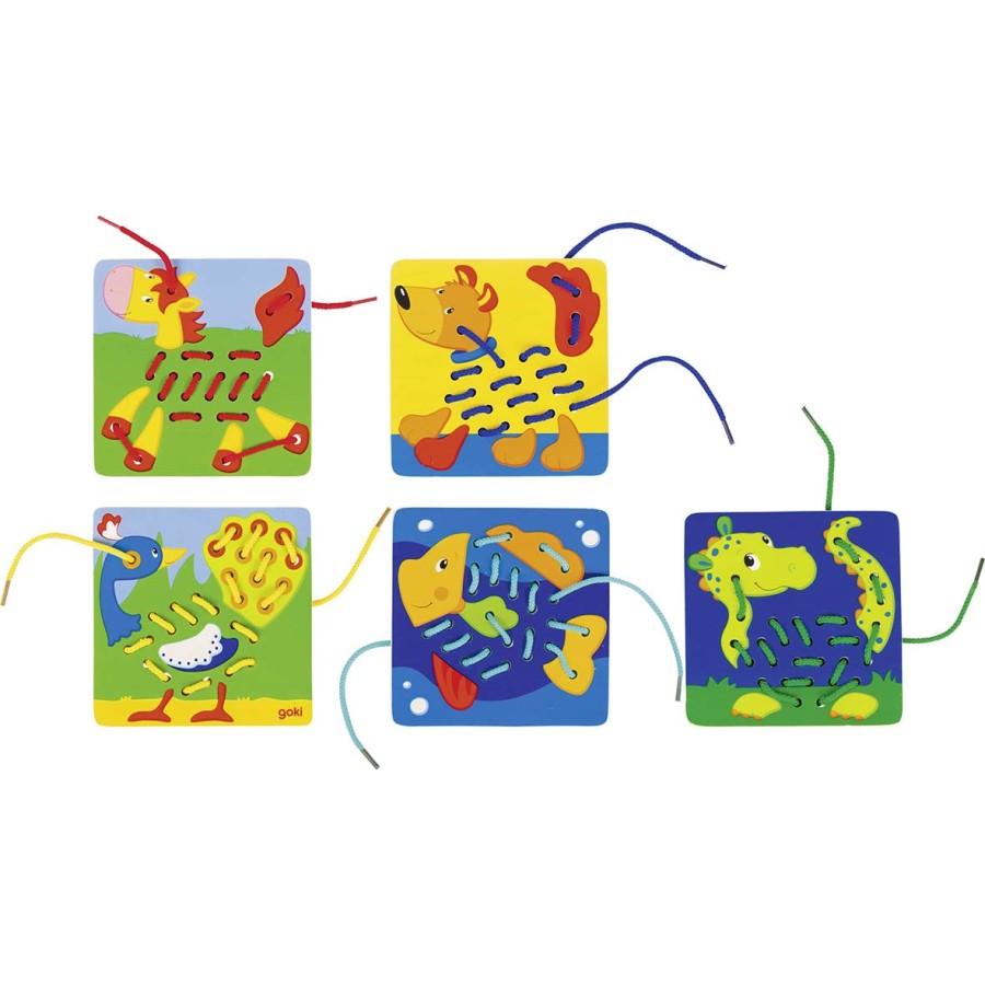 Sewing game, horse, fish