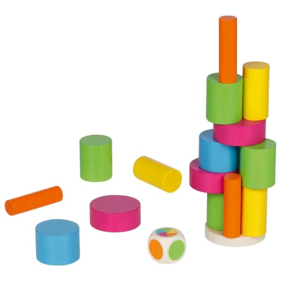 Balance tower with dice