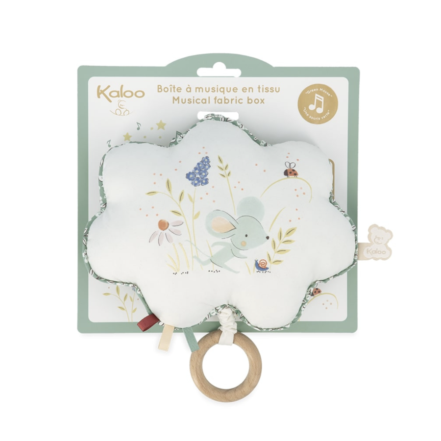PETITES CHANSONS Musical Toy "Green Mouse"