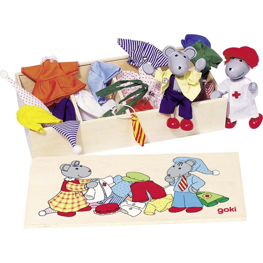 Mice in a box of clothes