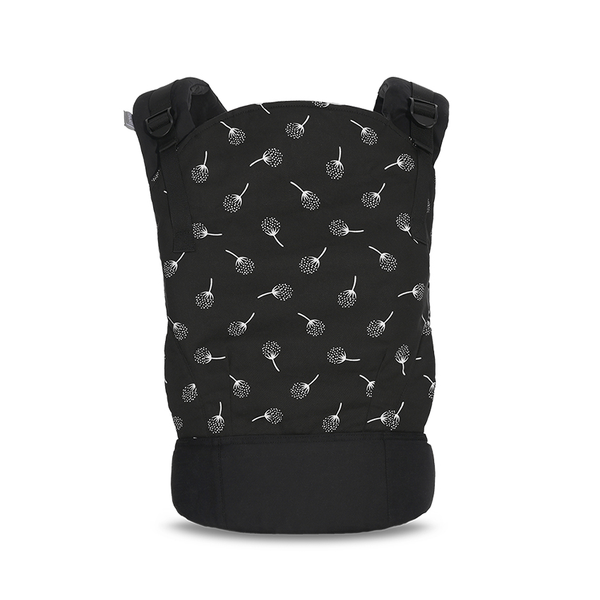 Бебешка ергономична раница/кенг wally black floral