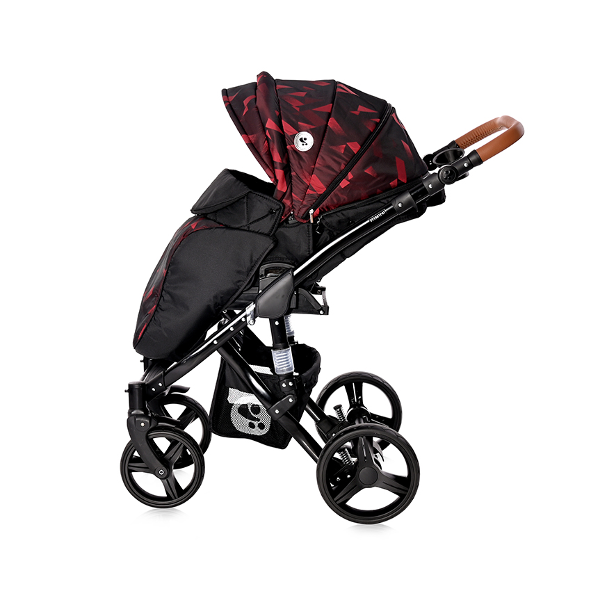 Бебешка количка rimini+чанта ruby red & black