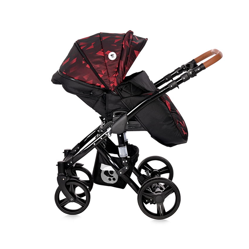 Бебешка количка rimini+чанта ruby red & black