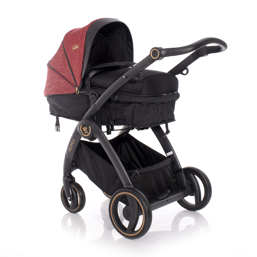 Бебешка количка adria black&red